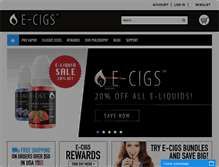 Tablet Screenshot of ecigsbrand.com